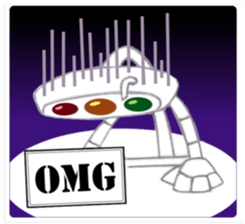 Traffic Signal Man sticker #14054935