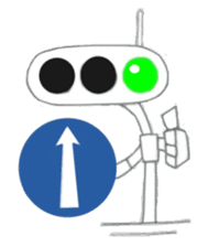 Traffic Signal Man sticker #14054936