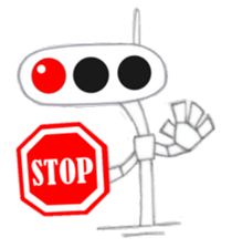 Traffic Signal Man sticker #14054938