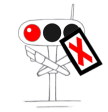 Traffic Signal Man sticker #14054942