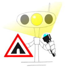 Traffic Signal Man sticker #14054947