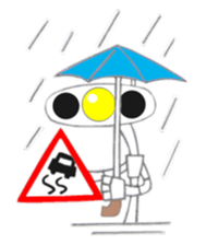 Traffic Signal Man sticker #14054948