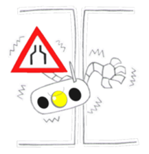 Traffic Signal Man sticker #14054951