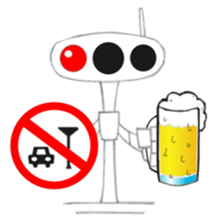 Traffic Signal Man sticker #14054953