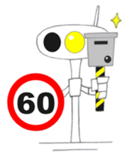 Traffic Signal Man sticker #14054954