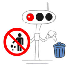 Traffic Signal Man sticker #14054956