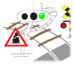 Traffic Signal Man sticker #14054962