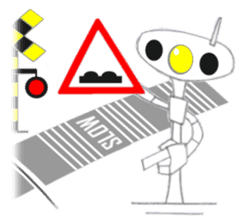 Traffic Signal Man sticker #14054963