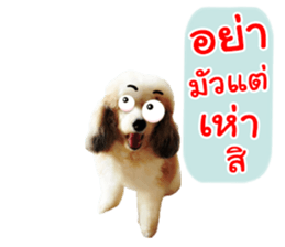 Dog Poodle Brown sticker #14123961