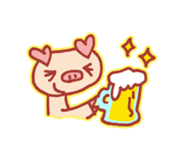 Heart of ear. sticker #14152660