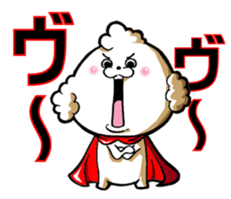 Dog in toy poodle sticker #14228692