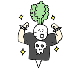 Heavy Metal Vegetables sticker #14242351