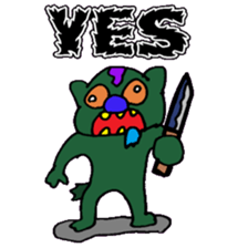 KM49 Serial Cat sticker #14287621