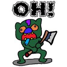 KM49 Serial Cat sticker #14287623