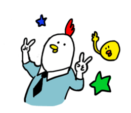 Chicken friends [Piyo and Koko] sticker #14328676