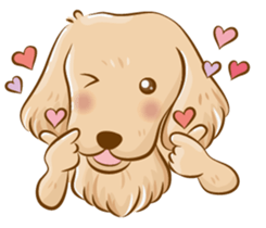 happy dachshund sticker #14331122