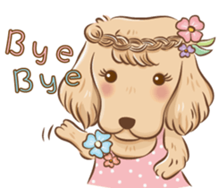 happy dachshund sticker #14331125