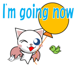 Cat angel & Cat devil (English) sticker #14352919