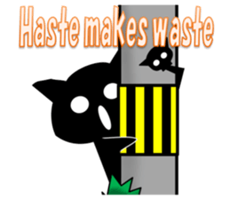 Cat angel & Cat devil (English) sticker #14352943