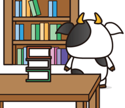 Cow cute animal 5 sticker #14448533