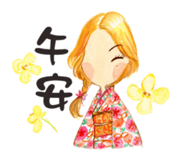 Anlygirls x kimono sticker #14479309