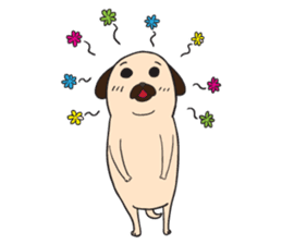 Pug the Pug sticker #14548301