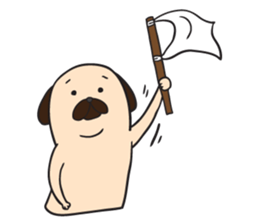 Pug the Pug sticker #14548311