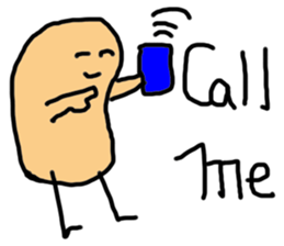 Naughty peanut sticker #14605446