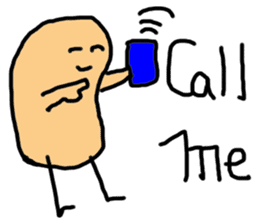 Naughty peanut sticker #14605446