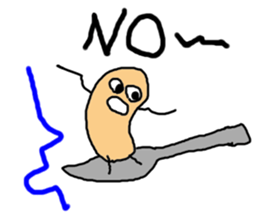 Naughty peanut sticker #14605447