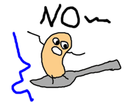 Naughty peanut sticker #14605447