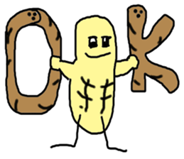 Naughty peanut sticker #14605448