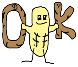 Naughty peanut sticker #14605448