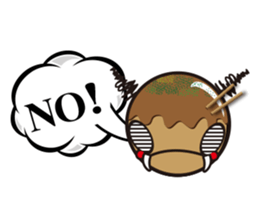 JAPANESE FOOD TAKOYAKI STAMP sticker #14614256