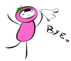 eggplant born sticker #14623093