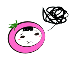 eggplant born sticker #14623105