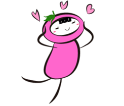 eggplant born sticker #14623109