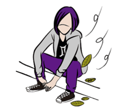Gemini girl's daily life(without face) sticker #14916004
