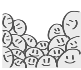 Mr. Smile and his friends sticker #14956142