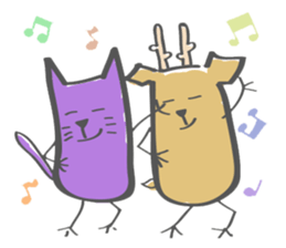 Mr. Smile and his friends sticker #14956144