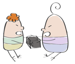 Mr. Smile and his friends sticker #14956147