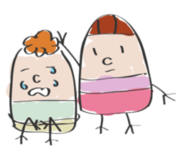 Mr. Smile and his friends sticker #14956148