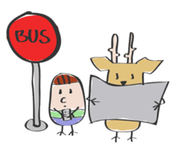 Mr. Smile and his friends sticker #14956158