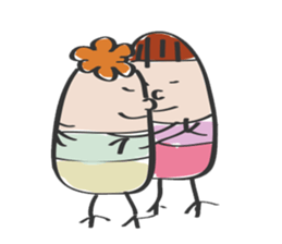 Mr. Smile and his friends sticker #14956163