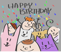 Mr. Smile and his friends sticker #14956164