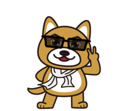 Hello, cool dog sticker #14968982