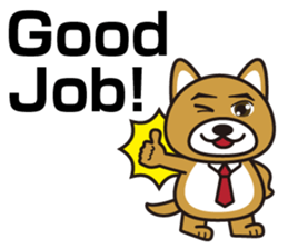 Hello, cool dog sticker #14969004