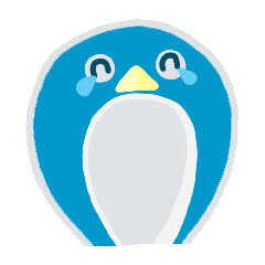 blue penguin cartoon