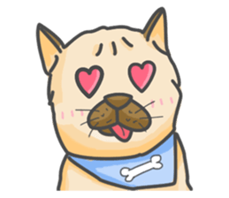 Da Da dog daily sticker #15505831