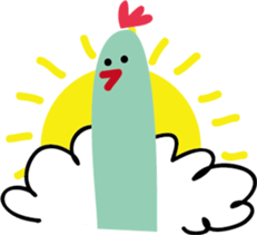 GREEN FOWL sticker #15639170